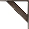 Ekena Millwork Traditional Steel Bracket, Hammered Brown 2"W x 10"D x 10"H BKTM02X10X10TRHBR - alternate 10